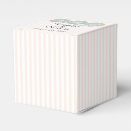 Caixinha De Lembrancinhas Casamento de Praia dos Dólares de Areia e Pêssego 