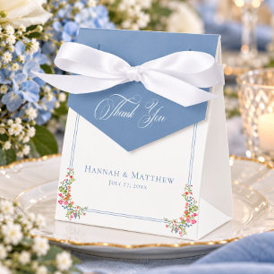 Caixinha De Lembrancinhas Casamento Elegante com Crista de Flor Silvestre Pa
