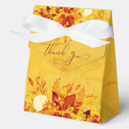 Caixinha De Lembrancinhas Casamento Elegante com Poinsettia em Aquarela Verm