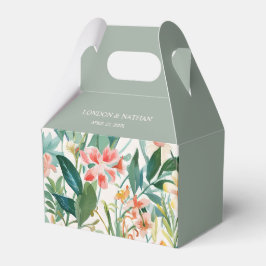 Caixinha De Lembrancinhas Casamento Floral Colorido