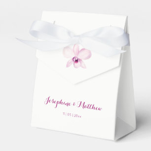 Caixinha De Lembrancinhas Casamento floral da orquídea roxa tropical