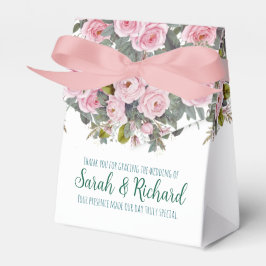 Caixinha De Lembrancinhas Casamento Floral Rosado