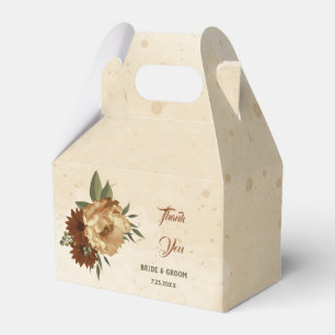 Caixinha De Lembrancinhas casamento floral russo de terracotta