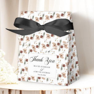 Caixinha De Lembrancinhas Casamento Floral Rustic Cottagecore Obrigado