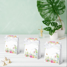 Caixinha De Lembrancinhas Casamento.Lírios e Aves Aquarela