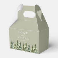 Casamento Minimalista da Floresta de Pinheiros Nev