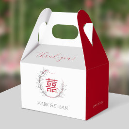 Caixinha De Lembrancinhas Casamento Moderno Dupla Felicidade Obrigado