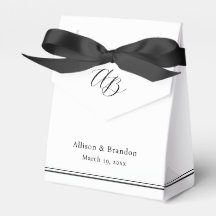 Casamento Monograma Minimalista Elegante Personali