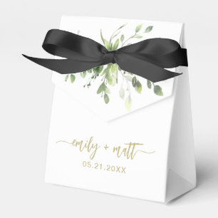 Caixinha De Lembrancinhas Casamento Obrigado Modern Eucalyptus Favor Boxes