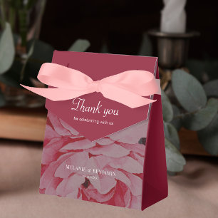 Caixinha De Lembrancinhas Casamento Personalizado Da Flor Elegante Obrigado