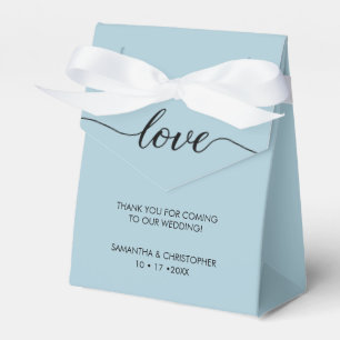 Caixinha De Lembrancinhas Casamento Personalizado De Azul Com Amor