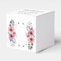 Casamento Personalizado de Flor Rosa Elegante