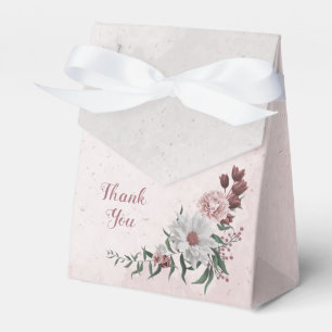 Caixinha De Lembrancinhas casamento romântico, branco e canela rosa