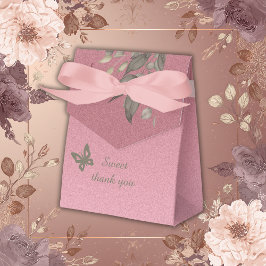 Caixinha De Lembrancinhas casamento rosa chique glamouroso com brilho e folh