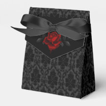 Casamento Rosa Damasko Preto Gótico