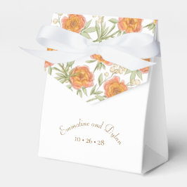 Caixinha De Lembrancinhas Casamento Rosa Laranja