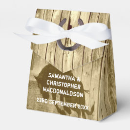 Caixinha De Lembrancinhas Casamento russo do cowboy ocidental