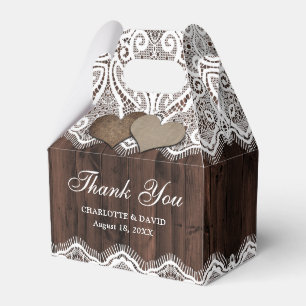 Caixinha De Lembrancinhas Casamento Rustic Country Wood Lace