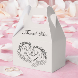 Caixinha De Lembrancinhas Casamento Rustic Horse Country Western Obrigado
