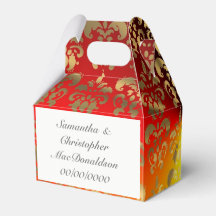 Casamento tema damasco amarelo alaranjado e dourad