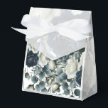 Caixinha De Lembrancinhas Casamento Verde Floral Moderno Azul Escuro e Branc<br><div class="desc">Itens correspondentes disponíveis.</div>