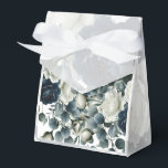 Caixinha De Lembrancinhas Casamento Verde Floral Moderno Azul Escuro e Branc<br><div class="desc">Itens correspondentes disponíveis.</div>