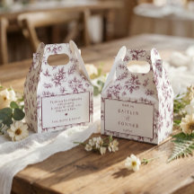 Casamento Vermelho Floral Francês Vintage Vitorian