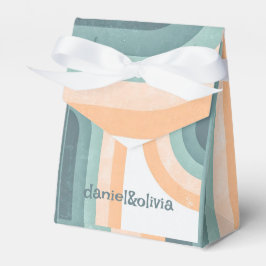 Caixinha De Lembrancinhas Casamento Vintage Rainbow na década de 70