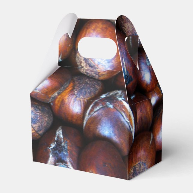 Caixinha De Lembrancinhas Castanhas (Frente)