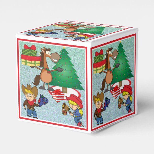 Caixinha De Lembrancinhas Cavalo Com Presente Para Crianças De Cavalo Com Pr (Frente)