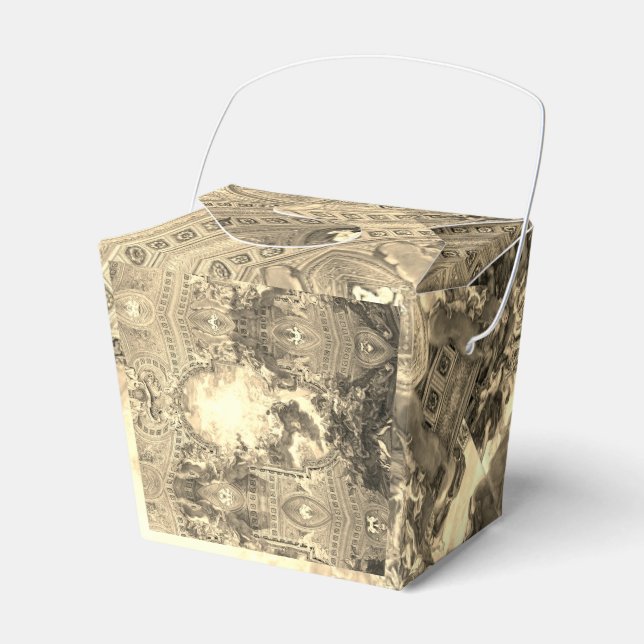 Caixinha De Lembrancinhas Ceiling Chiesa del Gesù – Battista Gaulli – gold (Frente)