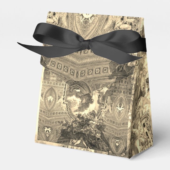 Caixinha De Lembrancinhas Ceiling Chiesa del Gesù – Battista Gaulli – gold G (Frente)