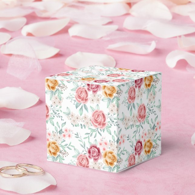 Caixinha De Lembrancinhas Celebração das Flores Doces (Casamento)