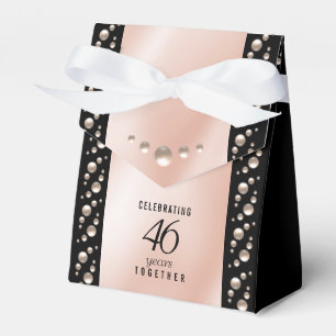 Caixinha De Lembrancinhas Celebração do Aniversário de Casamento Pearl 46