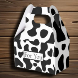 Caixinha De Lembrancinhas Celebrações Padrão de Vaca