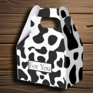 Caixinha De Lembrancinhas Celebrações Padrão Vaca