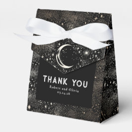 Caixinha De Lembrancinhas Celestial Moon Stars Casamento Místico Obrigado