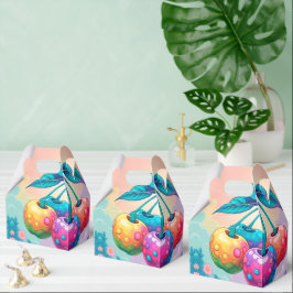 Caixinha De Lembrancinhas Cerejas coloridas