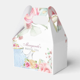 Caixinha De Lembrancinhas Chá Bridal Personalizada Floral