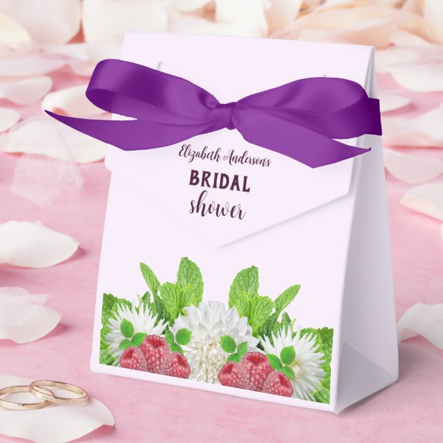 Caixinha De Lembrancinhas Chá de Bebê da Garden Dahlia (Casamento)