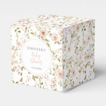 Chá de bebê de flor silvestre, rosa-pastel