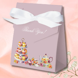Caixinha De Lembrancinhas Chá de Bebê Flor de Lilás Caprichoso Bridal