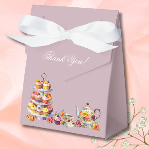 Caixinha De Lembrancinhas Chá de Bebê Flor de Lilás Caprichoso Bridal