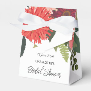Caixinha De Lembrancinhas Chá de Bebê Floral de Outono Moderno