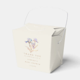 Caixinha De Lembrancinhas Chá de Bebê Íris em Aquarela