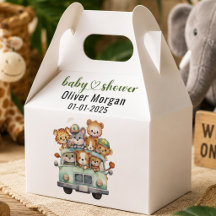 Chá de Bebê Menino Animais Safari Selva Tropical
