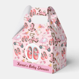 Caixinha De Lembrancinhas Chá de Bebê Personalizado Menina