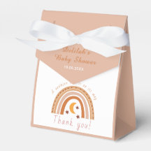 Chá de fraldas Arco-Íris Moderno Obrigado