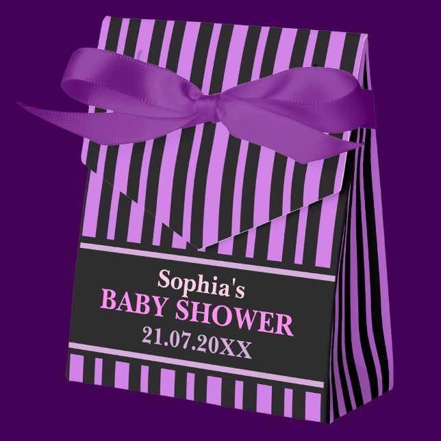 Caixinha De Lembrancinhas Chá de fraldas com ranhura em Cute Monograma (Criador carregado)