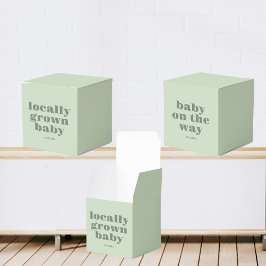 Caixinha De Lembrancinhas Chá de fraldas crescido localmente | Moderno, míni